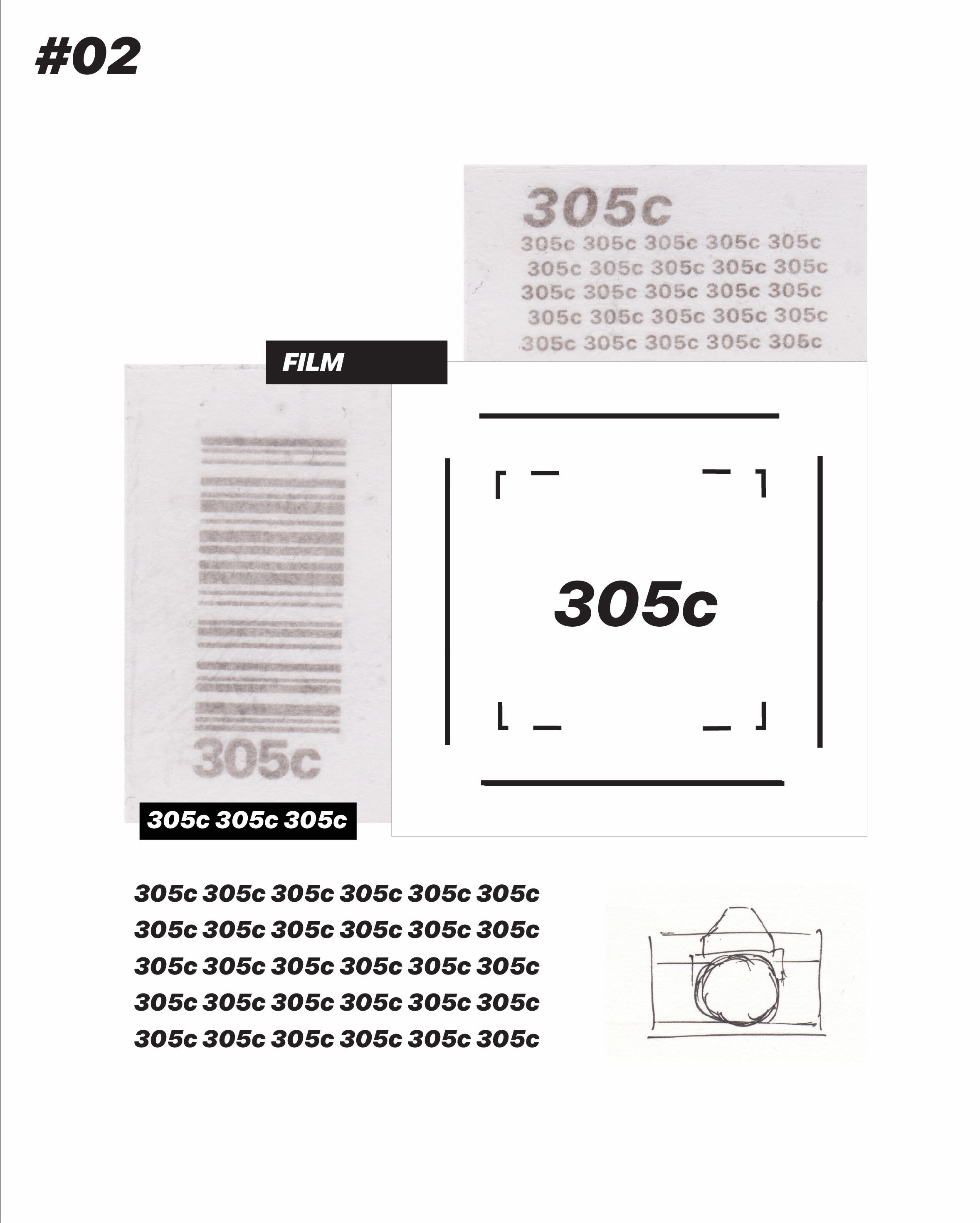 305c Stickers (Pack of 3)