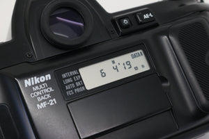 Nikon F-801 W/ MF-21 Multi-Control Data Back