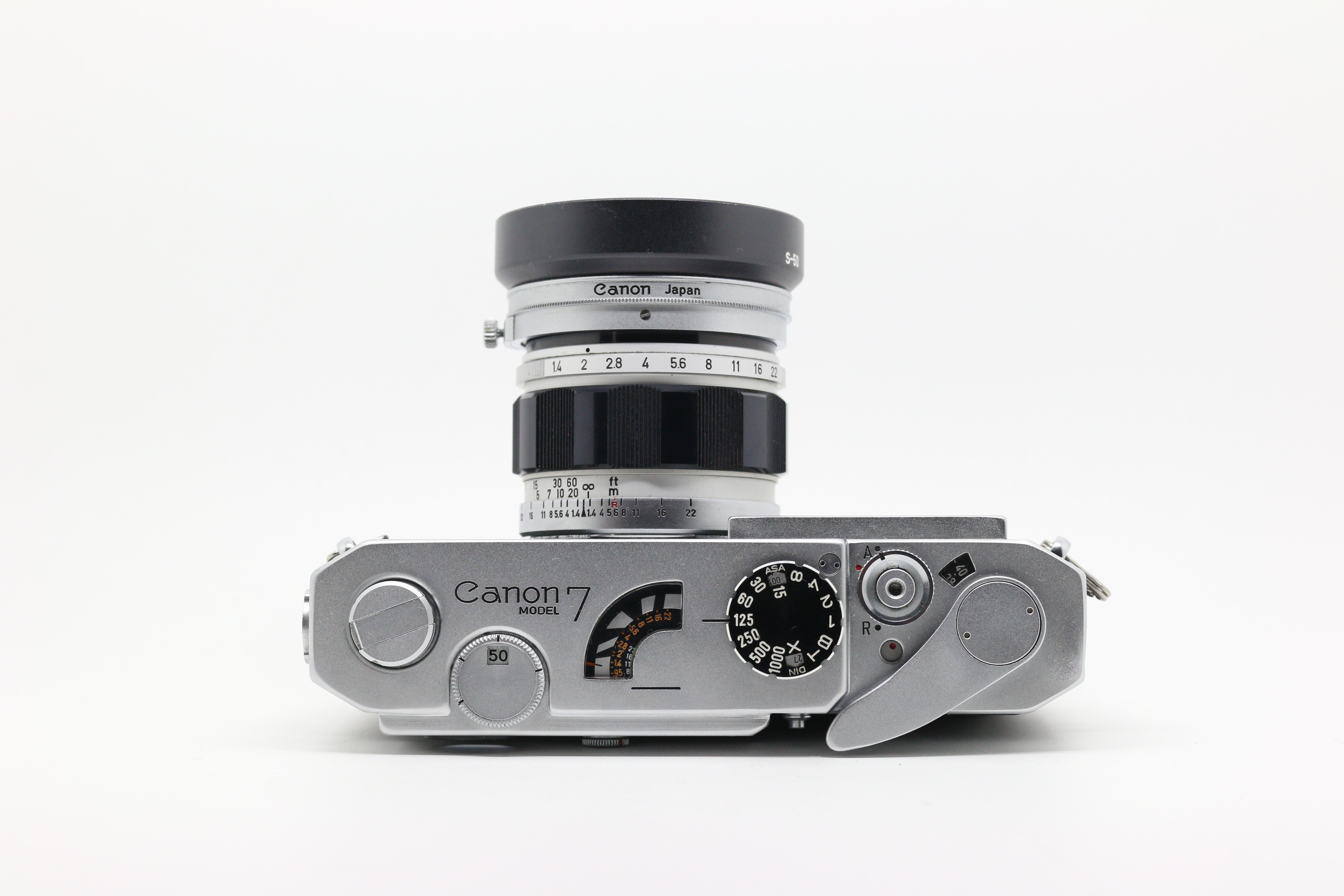Canon 7 w/ 50mm 1.4 LTM Lens