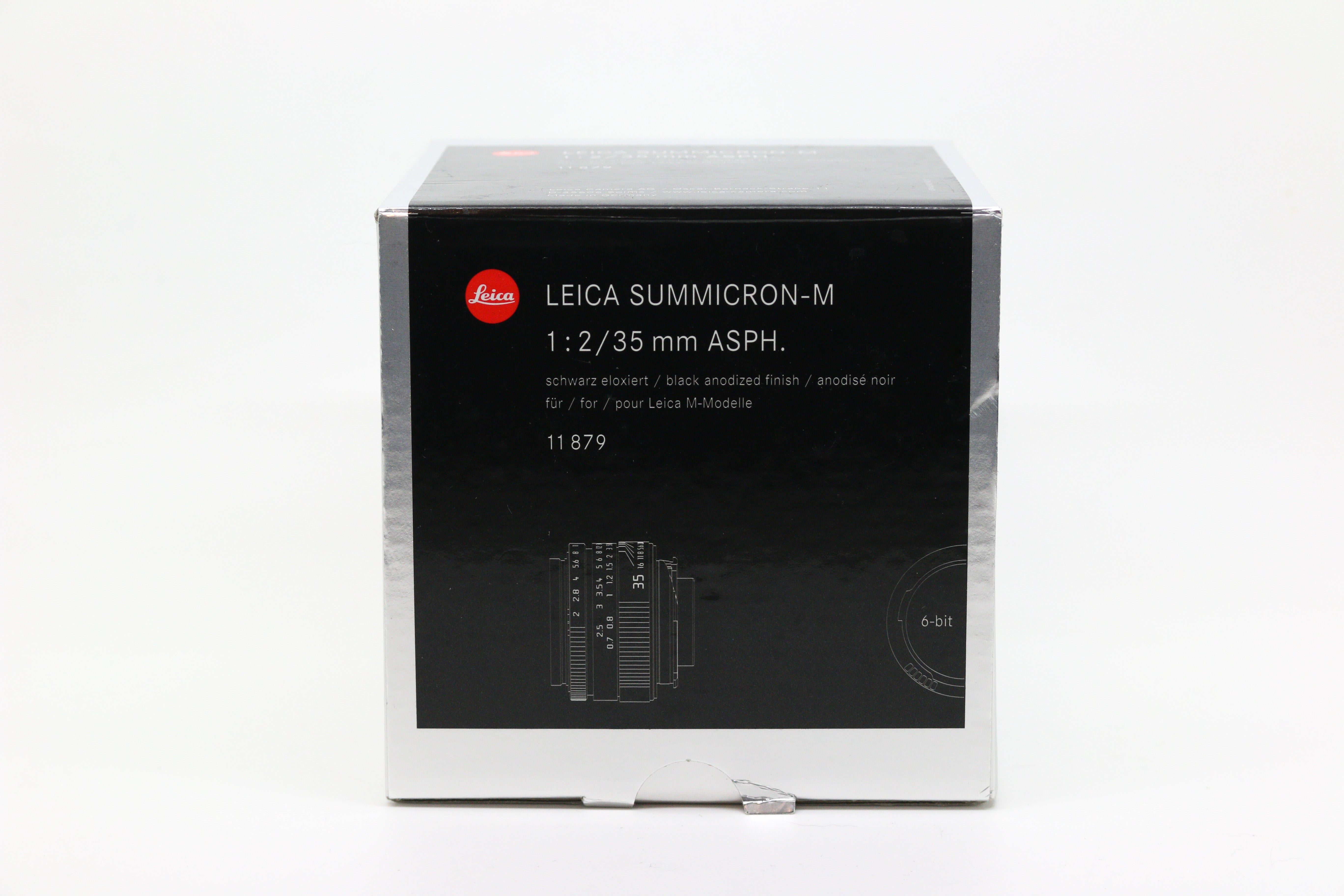 Leica 35mm F/2 Summicron-M Lens ASPH (Aspherical) E39 6 Bit Coded